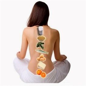 Richteg Ernährung fir d'Préventioun vun cervical osteochondrosis bei Fraen